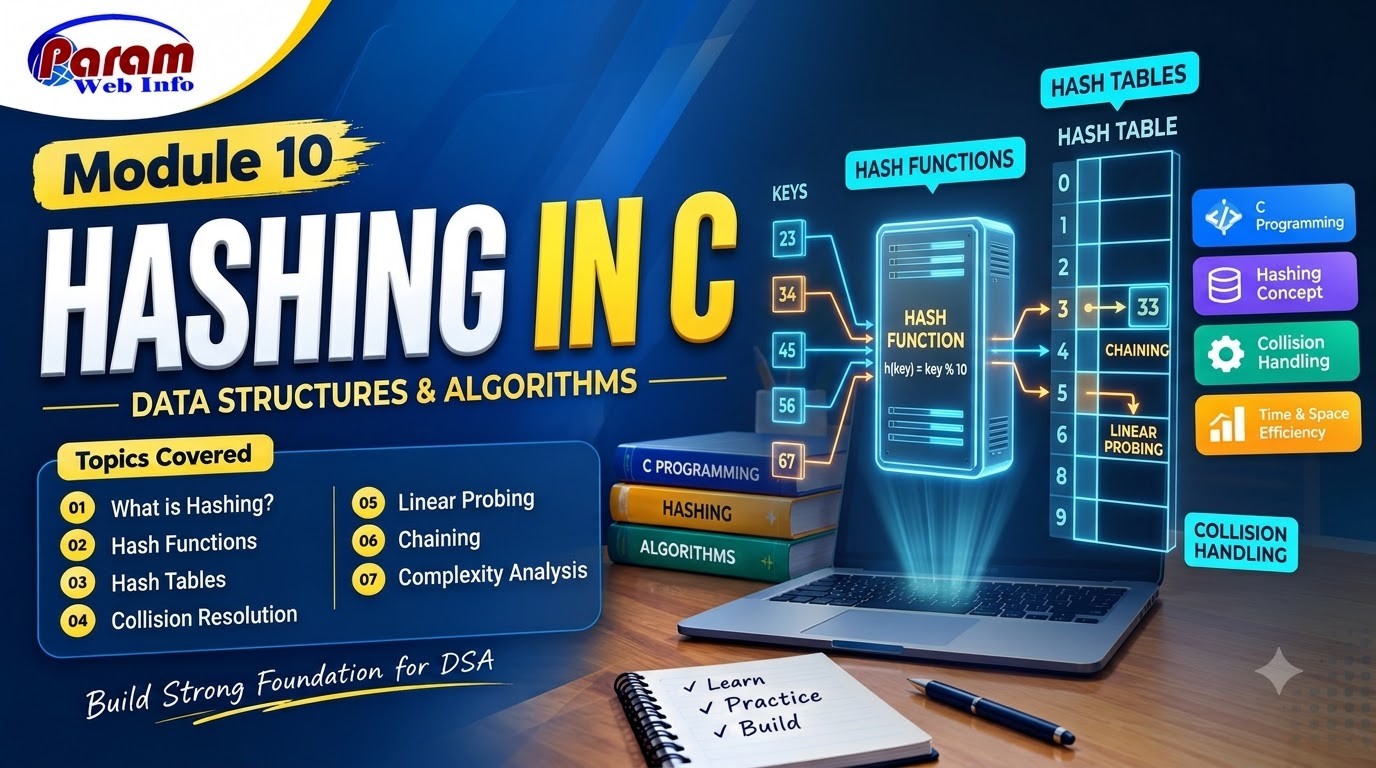 What is Hashing in C with Data Structures and Algorithms ?